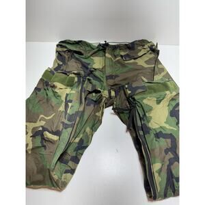 Woodland Improved Rain Suit Pants (IRS) Wet Weather Trousers Genuine Issue Sz M